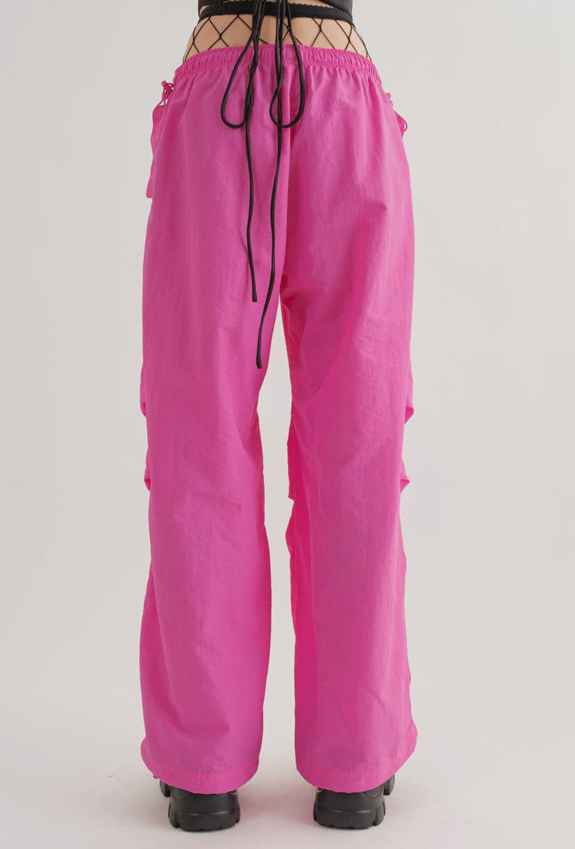 I'M BARBIE PARACHUTE PANTS