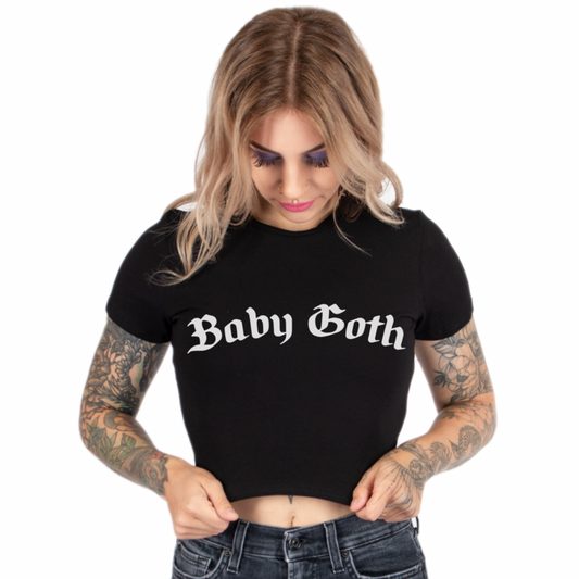 BABY GOTH CROP TOP