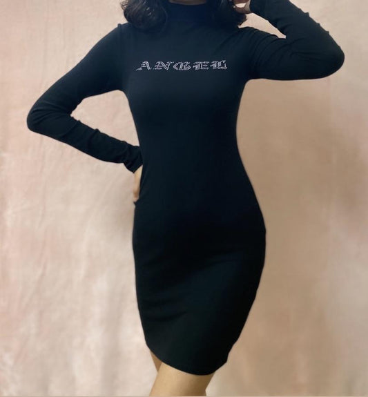 Angel Baby Bodycon Dress DRESS SMALL