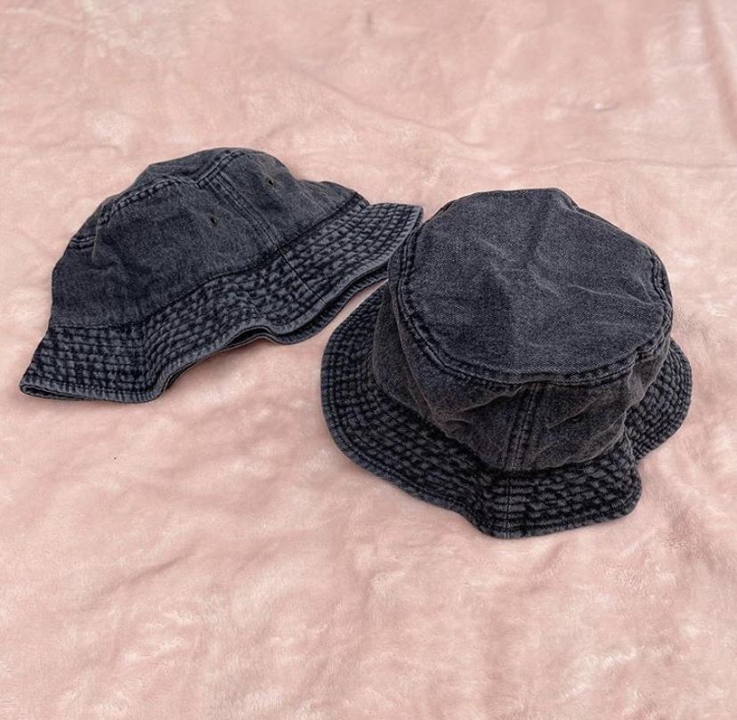 Vintage Bucket Hats HATS BLACK DENIM L/XL