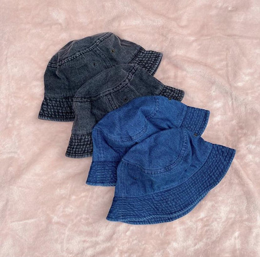 Vintage Bucket Hats HATS BLACK DENIM S/M