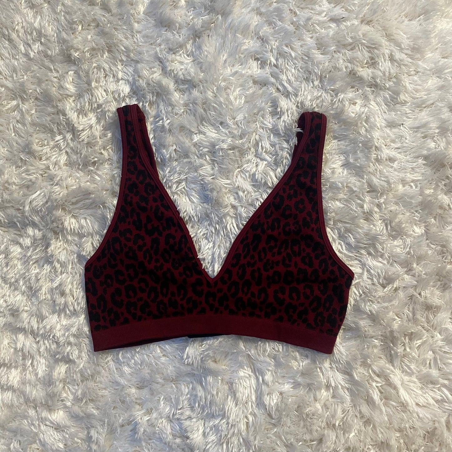 Seamless Leopard Bra