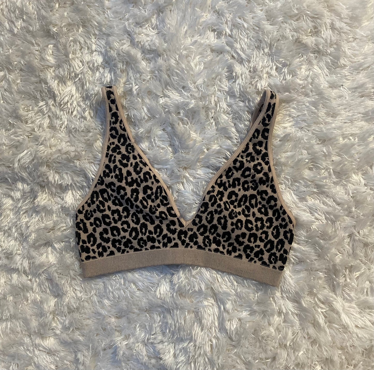 Seamless Leopard Bra