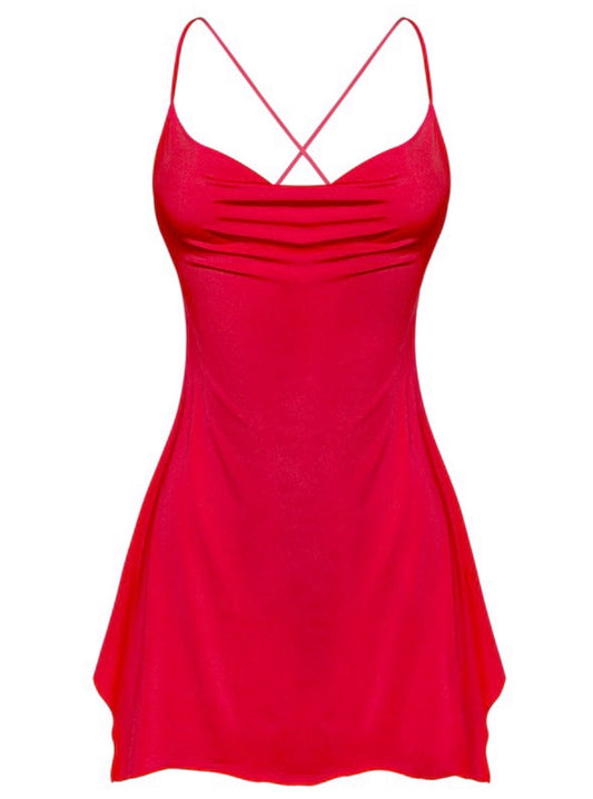 CANDY KISSES DRESS (RED)