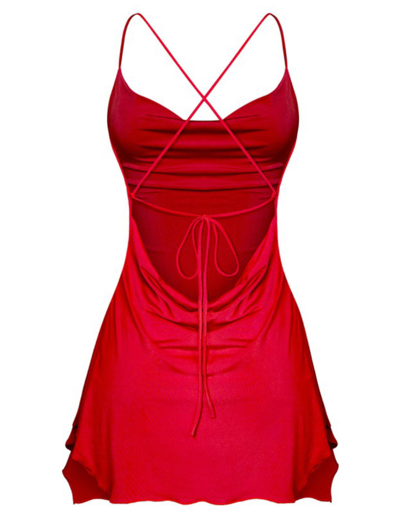 CANDY KISSES DRESS (RED)