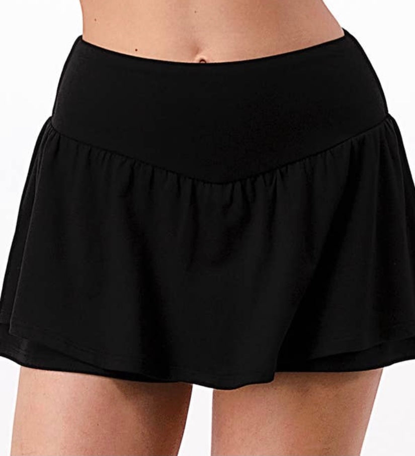 BABY DOLL SKORT (BLACK)