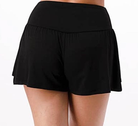 BABY DOLL SKORT (BLACK)