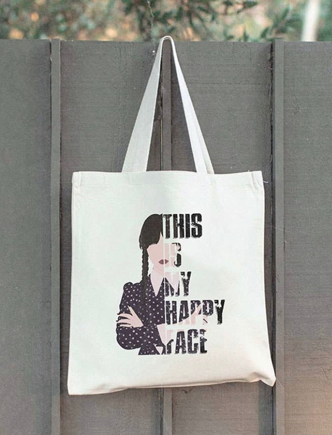 HAPPY FACE WEDNESDAY TOTE