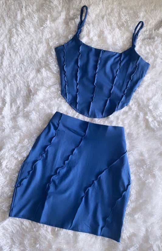 Sweetheart 2 Piece Set (BLUE)